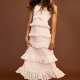 Alicia Tiered Maxi Dress | Soft Pink
