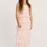 Alicia Tiered Maxi Dress | Soft Pink