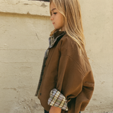 Reversible Oslo Plaid Jacket Brown