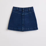 Lorenzo Denim Shirt & Mini Skirt | Dark