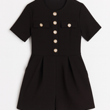 Valentina Playsuit | Black
