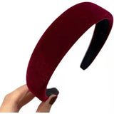 Velvet Sponge Wide-brimmed 3cm hairband