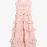 Alicia Tiered Maxi Dress | Soft Pink