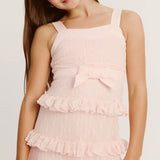 Alicia Tiered Maxi Dress | Soft Pink