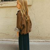 Reversible Oslo Plaid Jacket Brown