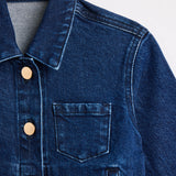 Lorenzo Denim Shirt & Mini Skirt | Dark