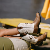 Milkeyway Boots | Brown/White