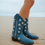 Star Blue Boots