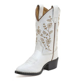 White Pearl Kids Boots | White