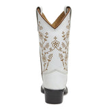 White Pearl Kids Boots | White