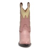 Flames Pink Kids Boots | White