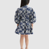 Macey Mini Shirt Dress | Dark Denim