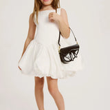 Ava Mini Dress | Orchid White