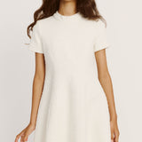 Zephyra Boucle Mini Dress | Ivory
