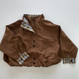 Reversible Oslo Plaid Jacket Brown