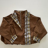 Reversible Oslo Plaid Jacket Brown