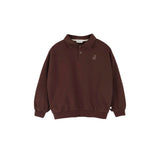 Cameron Polo Sweater | Fondant Brown