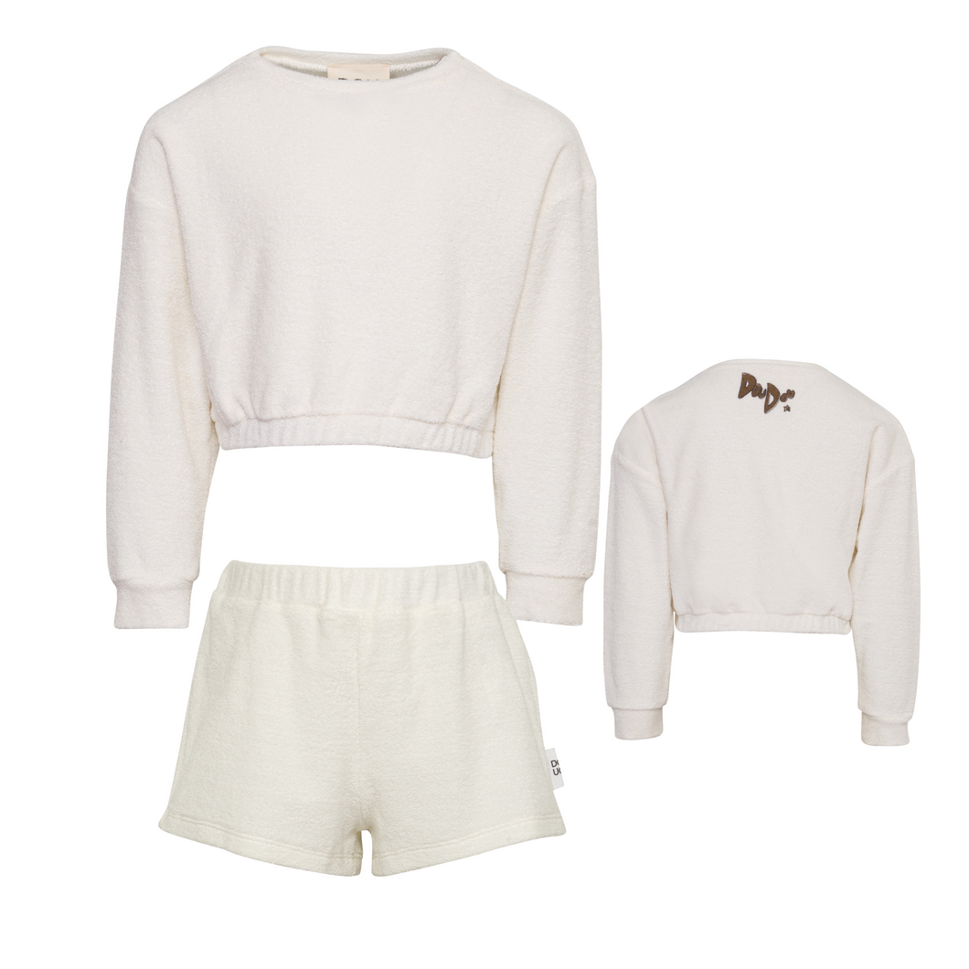 Girls Ivory Terry Set