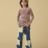 Mesh Top & Drawstring Skirt Set