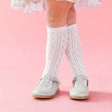 Scalloped Knee High Socks