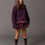 Gonna Skirt | Prugna/Bianco (Pre-Order)