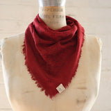 Classic Print Bandana Scarf | Poppy Red