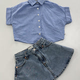 Homez Short Sleeve Shirt | Chardon/White