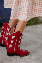 Load image into Gallery viewer, Hearts Red Boots
