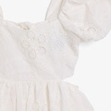 Ellory Embroidered Dress | White