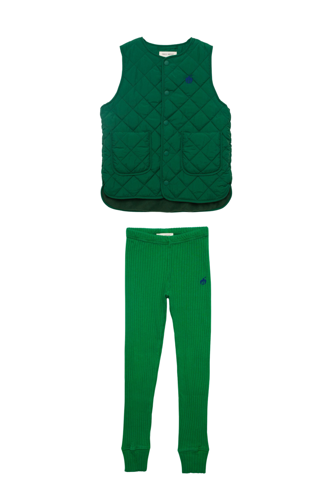 Padded Vest no01 Hunter Green