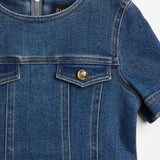 Kesia Mini Denim Dress | Denim Blue