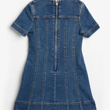 Kesia Mini Denim Dress | Denim Blue