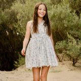 Annie Floral Mini Dress | Blue Floral