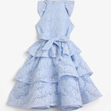 Suki Halter Lace Dress | Powder Blue