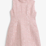 Harper Boucle Mini Dress | Bliss Pink