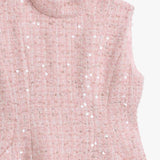 Harper Boucle Mini Dress | Bliss Pink