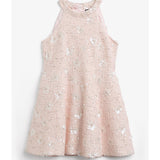 Yve Boucle Mini Dress | Soft Pink