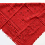 Classic Print Bandana Scarf | Poppy Red