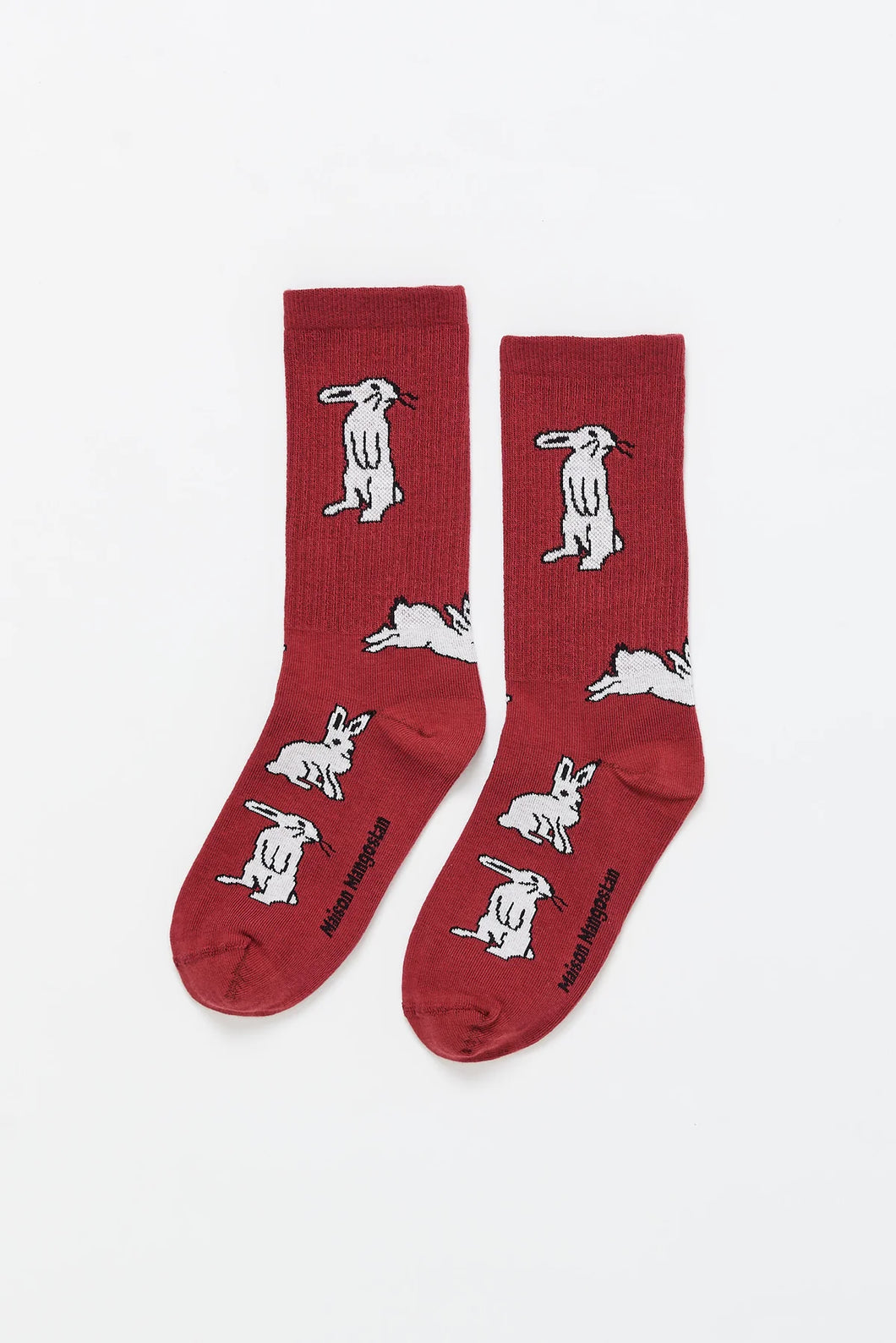 Rabbit Short Sock Red