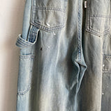 Denim Wide Painter Pants