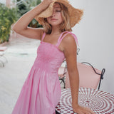 Malta Long Dress Pink