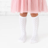 Scalloped Knee High Socks