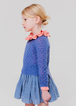 Load image into Gallery viewer, Vicky waffle Sweater Sprint Axiot Bleu Skirt
