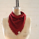 Classic Print Bandana Scarf | Poppy Red