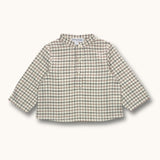 Emilie Shirt | Checks Chocolate/Ivory