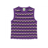 Pointelle Vest | Violet