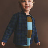Striped Crew | Moss/Light Teal
