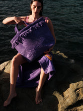 Load image into Gallery viewer, Starry Eyes Ultra Violet | Oversized Beach Bag
