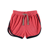 Picnik Fuchsia Flower Terry Top & Shorts Set