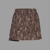 Victoria Macula Skirt | Hazelnut
